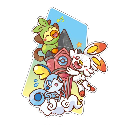 pokemon日本炎兔儿亚克力立牌