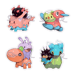 动漫游戏周边口袋妖怪宝可梦珊瑚透明亚克力挂件全新现货满百包邮