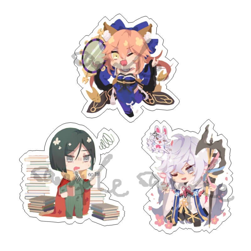动漫游戏周边FGO/FATE系列梅林Q版透明亚克力挂件现货满百包邮