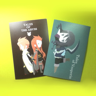 绮丽屋日本动漫周边深渊传说薄暮传说两枚入明信片留言卡贺卡包邮