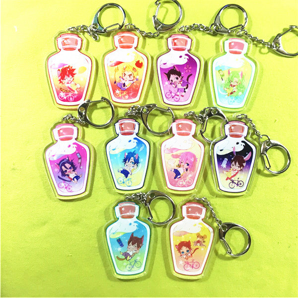 绮丽屋日本动漫周边飙速宅男弱虫瓶子透明亚克力挂件满百包邮现货