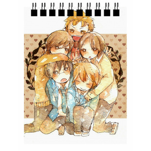 绮丽屋日本动漫周边少年同盟文具笔记本便签本满百包邮淘金币