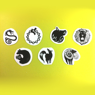 绮丽屋日本动漫周边梅利奥达斯七大罪标志纹身贴COSPLAY漫展热卖