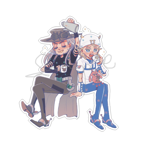 绮丽屋日本动漫周边jojo sbr杰洛乔尼透明亚克力挂饰挂件满百包邮