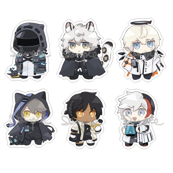 动漫周边游戏周边玩具明日方舟棘刺博士透明亚克力挂件现货满包邮