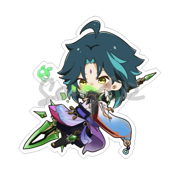 动漫周边游戏周边玩具原神魈仙人q版透明亚克力挂件现货满百包邮