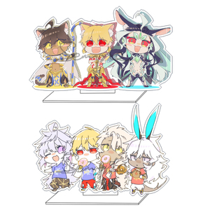 动漫游戏周边Fate Grand Order Q版闪闪始皇帝透明亚克力立牌包邮