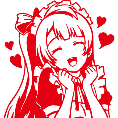 动漫游戏周边LOVELIVE/LL大法南小鸟墙贴车贴电脑贴创意满百包邮