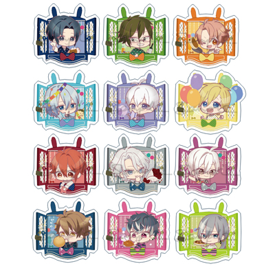 动漫游戏周边IDOLiSH7 Q版徽章公寓钥匙扣亚克力挂件现货满包邮