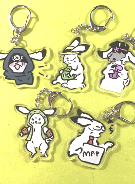 绮丽屋日本动漫周边第五人格同人IDENTITY V鸟兽戏画透明挂件包邮