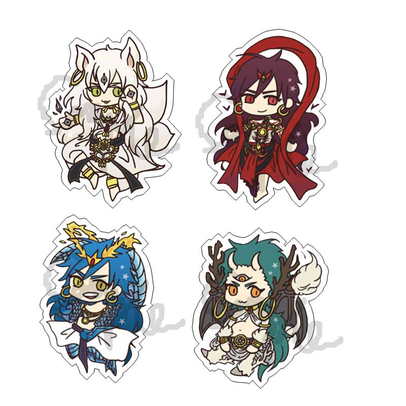 动漫游戏周边魔笛magi魔神辛巴德透明亚克力挂件现货满百包邮