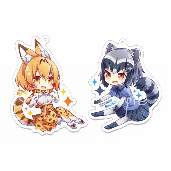 绮丽屋日本动漫周边兽娘动物园薮猫狸猫亚克力挂件满百包邮淘金币