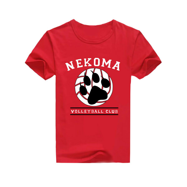 绮丽屋日本动漫周边排球少年音驹学院主题短袖T恤夏季新款满包邮