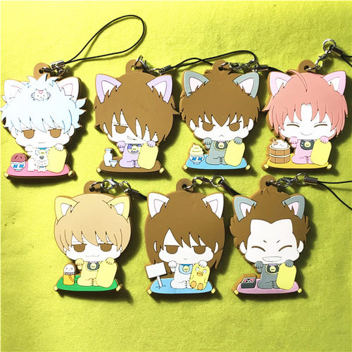 银魂日本散货橡胶挂件动漫周边