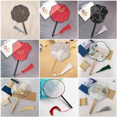 宫扇出租汉服道具团扇异形扇蒲扇演出舞蹈表演漫展走秀旅游写真