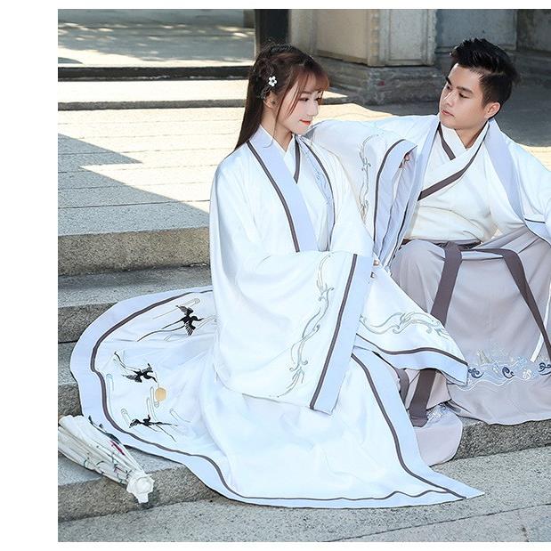 汉服出租高中成人礼毕业拍照话剧演出朗诵合唱团体服情侣书生古装