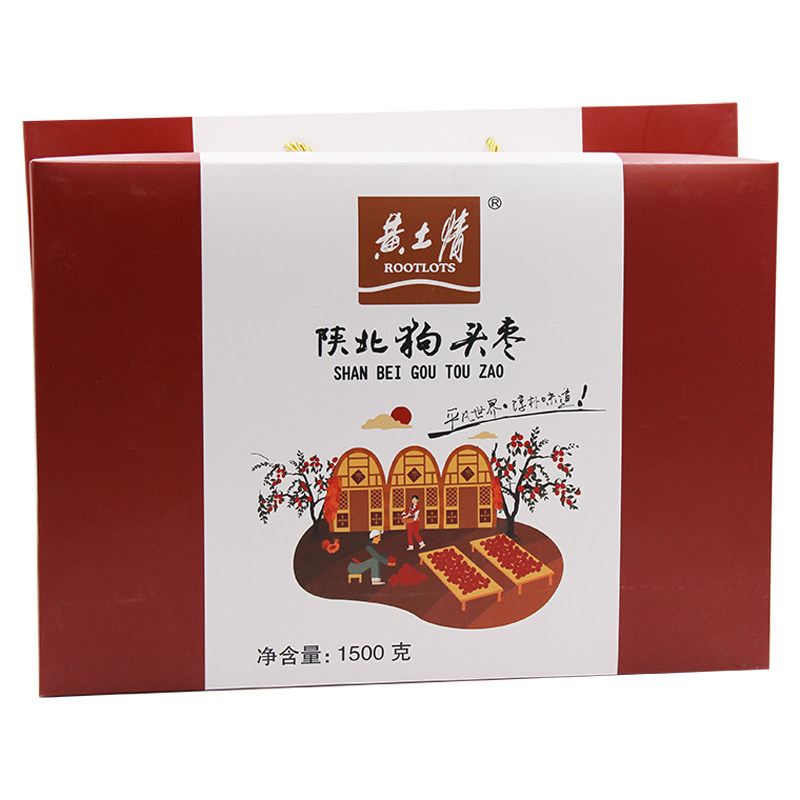 黄土情陕北狗头枣礼盒1500g延安特产大枣特产大红枣新货整箱包邮,零食/坚果/特产,枣类制品,淘宝优惠券,粉丝福利购,淘宝优惠卷
