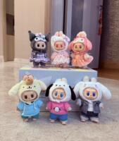 The official new LABUBU vinyl plush HELLO KITTY Sanrio Labubu vinyl plush figure thumbnail 3