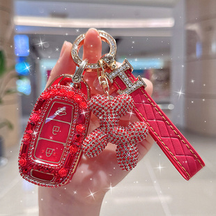 适用现代ix35钥匙套名图伊兰特朗动悦动胜达悦纳菲斯塔库斯途车壳