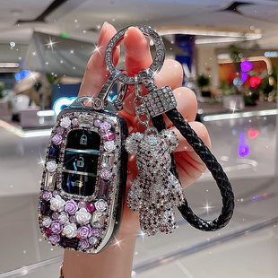 适用于丰田汽车钥匙套凌放锋兰达威飒皇冠陆锐放男女士专用包壳扣