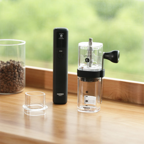 HARIO手动转电动咖啡磨豆机C40