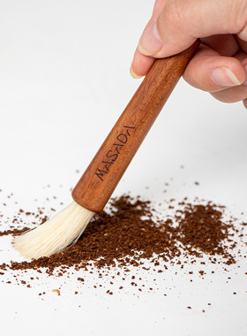 MASADA 磨豆机刷 清洁刷 猪鬃毛 酸枝木