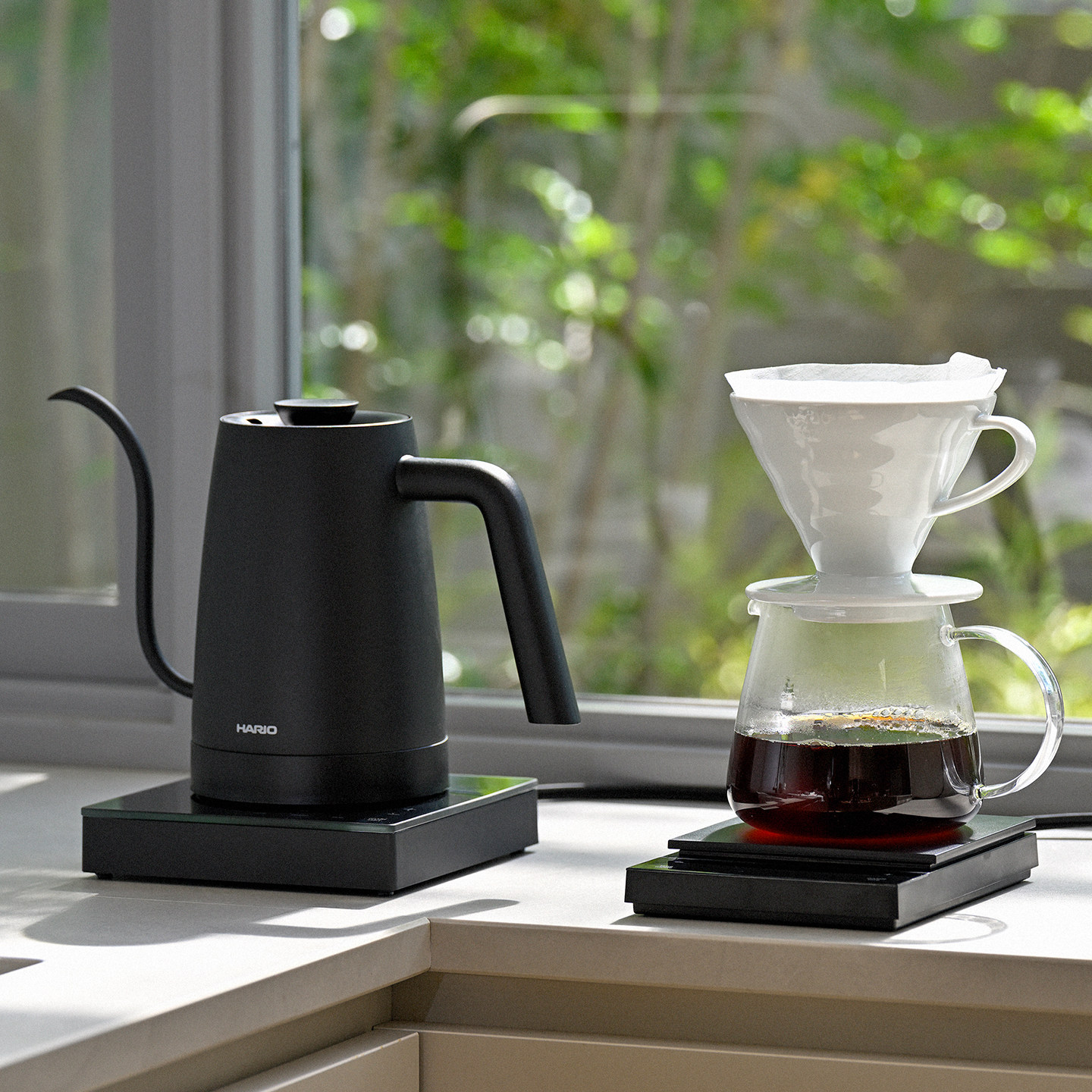 HARIO新品多功能智能精准温控手冲壶烧水壶手冲咖啡长嘴细口ECK