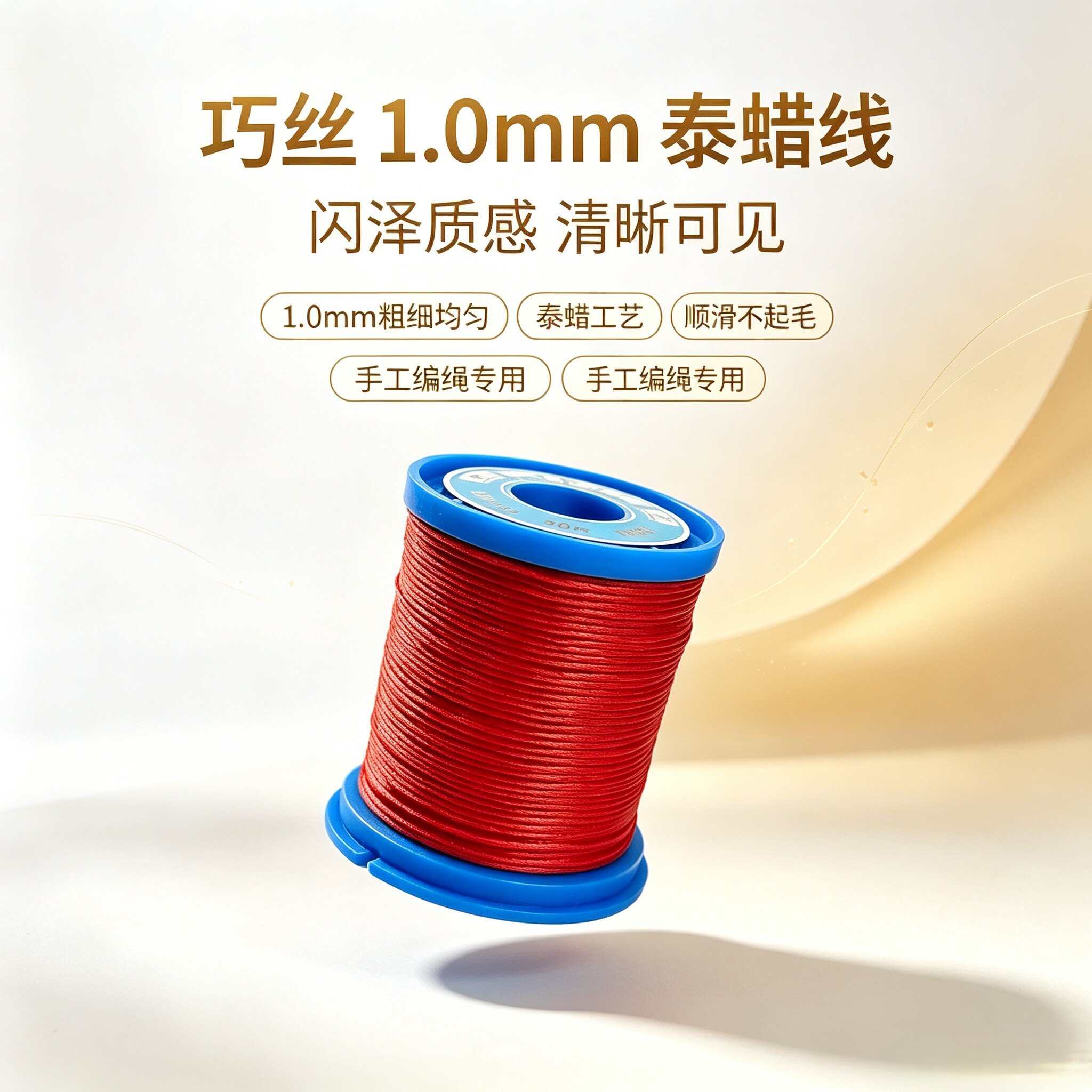 巧丝1mm泰蜡线蜡绳金刚结玉米结手链手绳手工编织DIY线绳防水烧结
