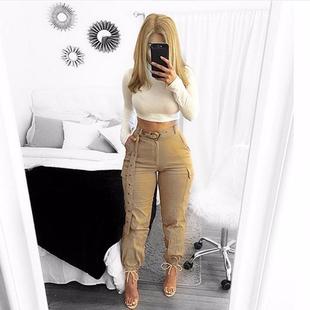 hip two nine slim with belt Linen wrapped point piece set