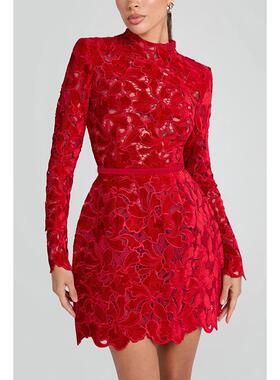 dress womens party fashion casual INS dress zipper