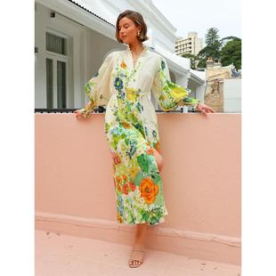 INS casual loose sleeved long for women dress