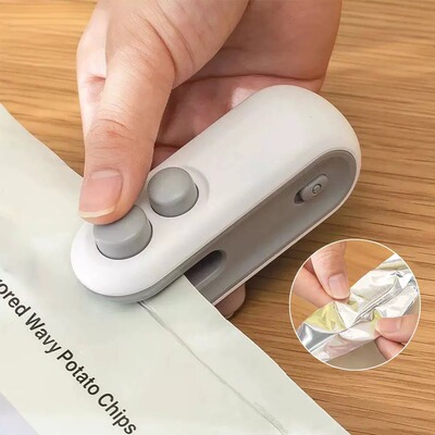 Mini Heat Bag Sealing Machine Package Sealer Bags Plastic Fo