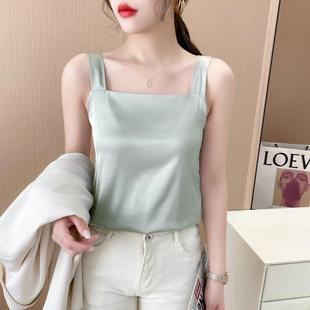 shirt bottoming trendy top inner retro collar square color