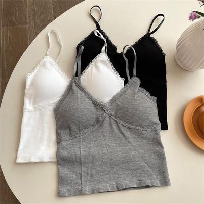 women for vest top tube padded and ring steel without