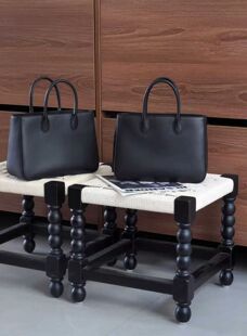 进口头层小牛皮手提包高级感公文包里外全皮女包时尚简约通勤包