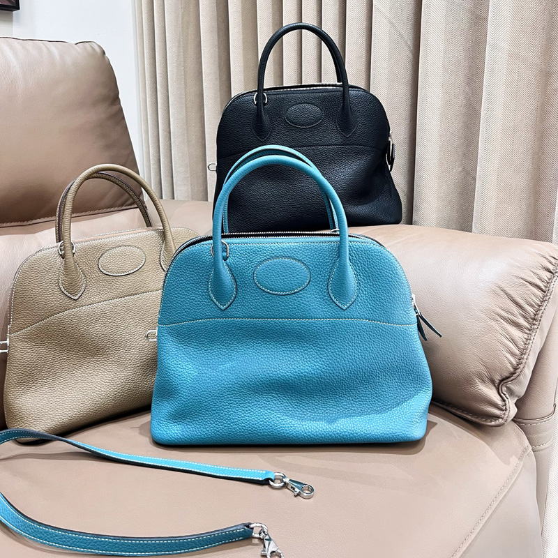 进口头层TC牛皮31CM保龄球包