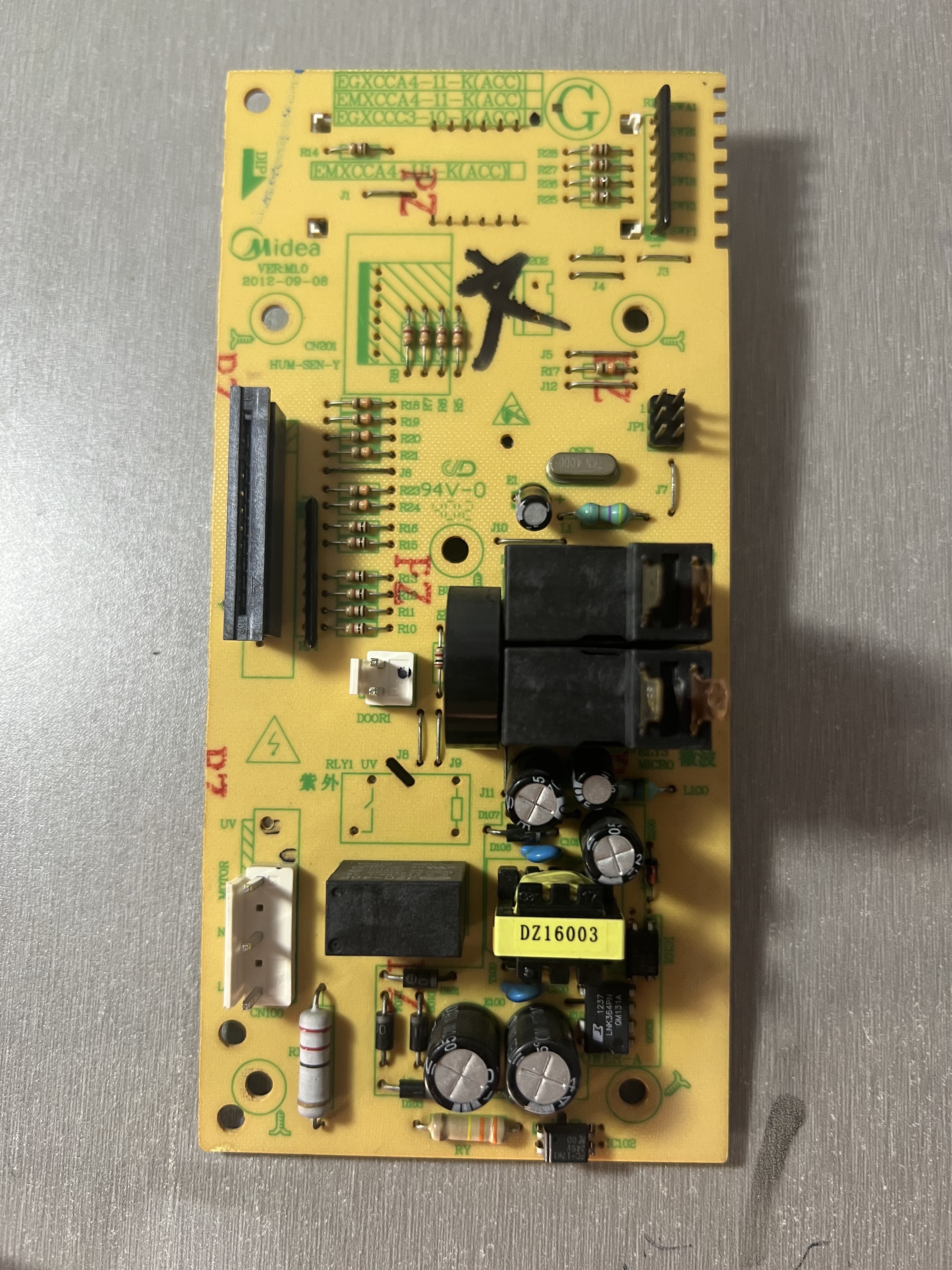 适用于美的微波炉EG823LC3-NS电路板主板控制板EGXCCC3-10-K(ACC)