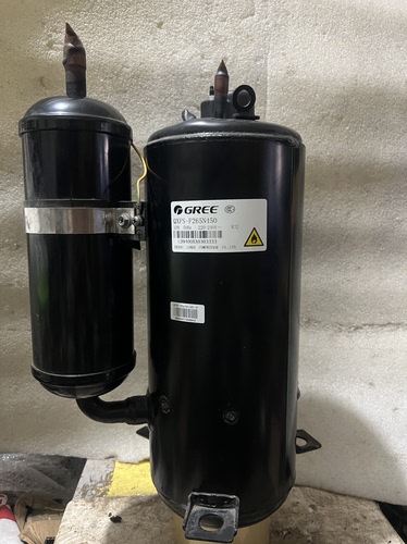 格力凌达定频压缩机QXFS-F265N450/QXF-F19F450 220-240V R32拆机
