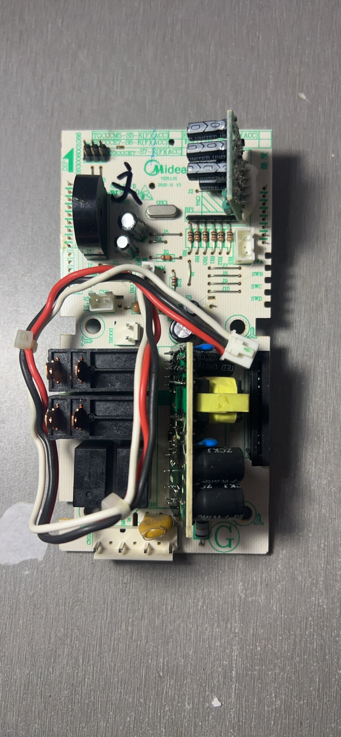 适用美的X3-233A变频微波炉电脑板EGCCCE7-S6-K(F)(ACC) 原机拆件