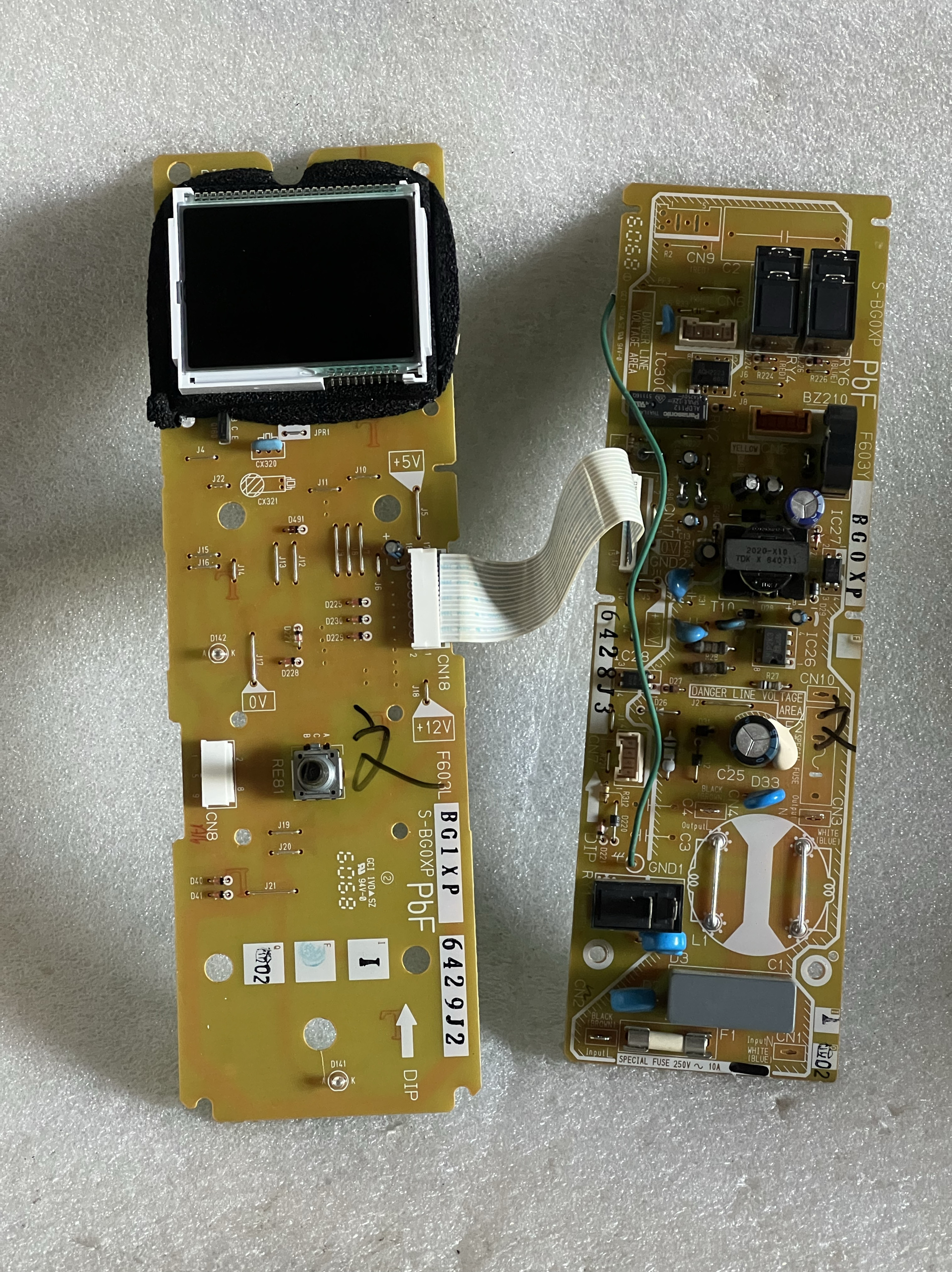 适用松下NN-DF396W微波炉电脑板BGOXP显示板BG1XP层色新 原装拆机