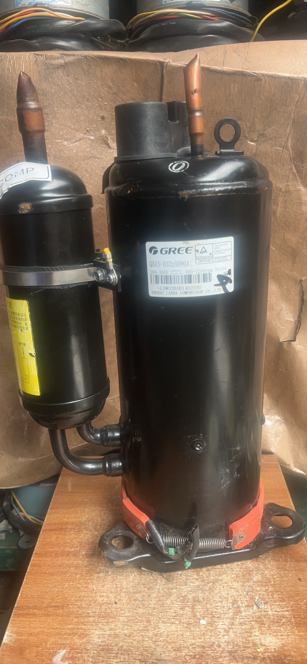 适用格力变频压缩机QXAS-D32zX090A/F428zX050A (R410A) 拆机件