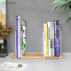 创意移动书架实木立架书夹桌面书本收纳置物架亚克力分隔板放书夹