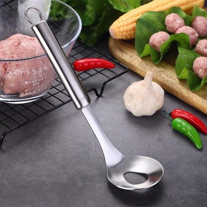 肉丸勺压挤丸子好物鱼丸制作家用模具勺子厨房小工具炸