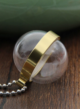 圆形透明亚克力宝瓶吊坠挂件