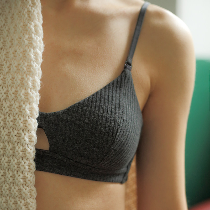 Underwear Wireless Thin section French Bras French Triangle Cup bralette girl Flat chest Small chest suitin the Lingerie/Men's underwear/Tracksuit , Bra  category - from Buy2taobao.com to provide professional Taobao agent buy service