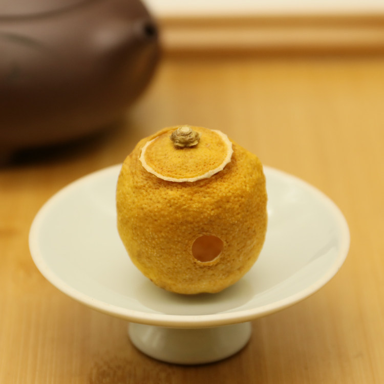 小柠檬壳安岳黄柠皮壳红茶绿茶花果茶一泡茶柠檬片干小青柠壳50个