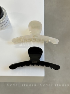 韩国ins醋酸超大号抓夹france法式 复古高级感鲨鱼夹气质盘发夹女