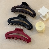 韩国ins新款 法式 高级感醋酸大号抓夹简约镂空鲨鱼夹盘发夹发抓女