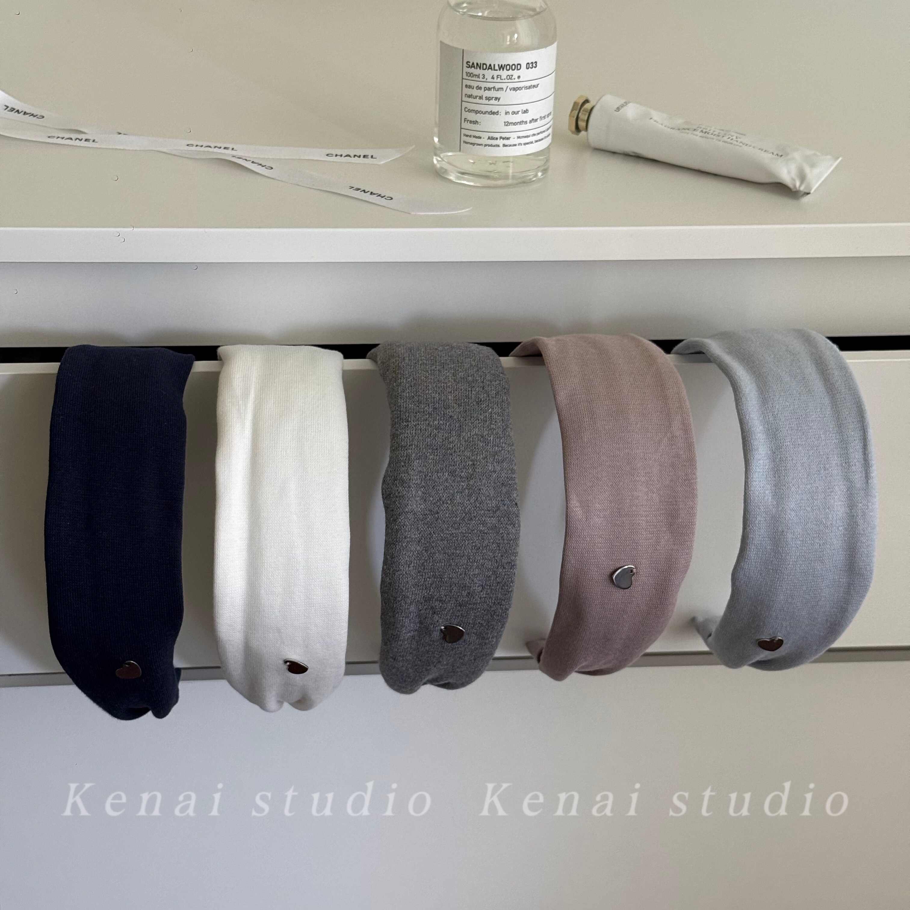 韩国ins针织爱心发箍宽边头箍