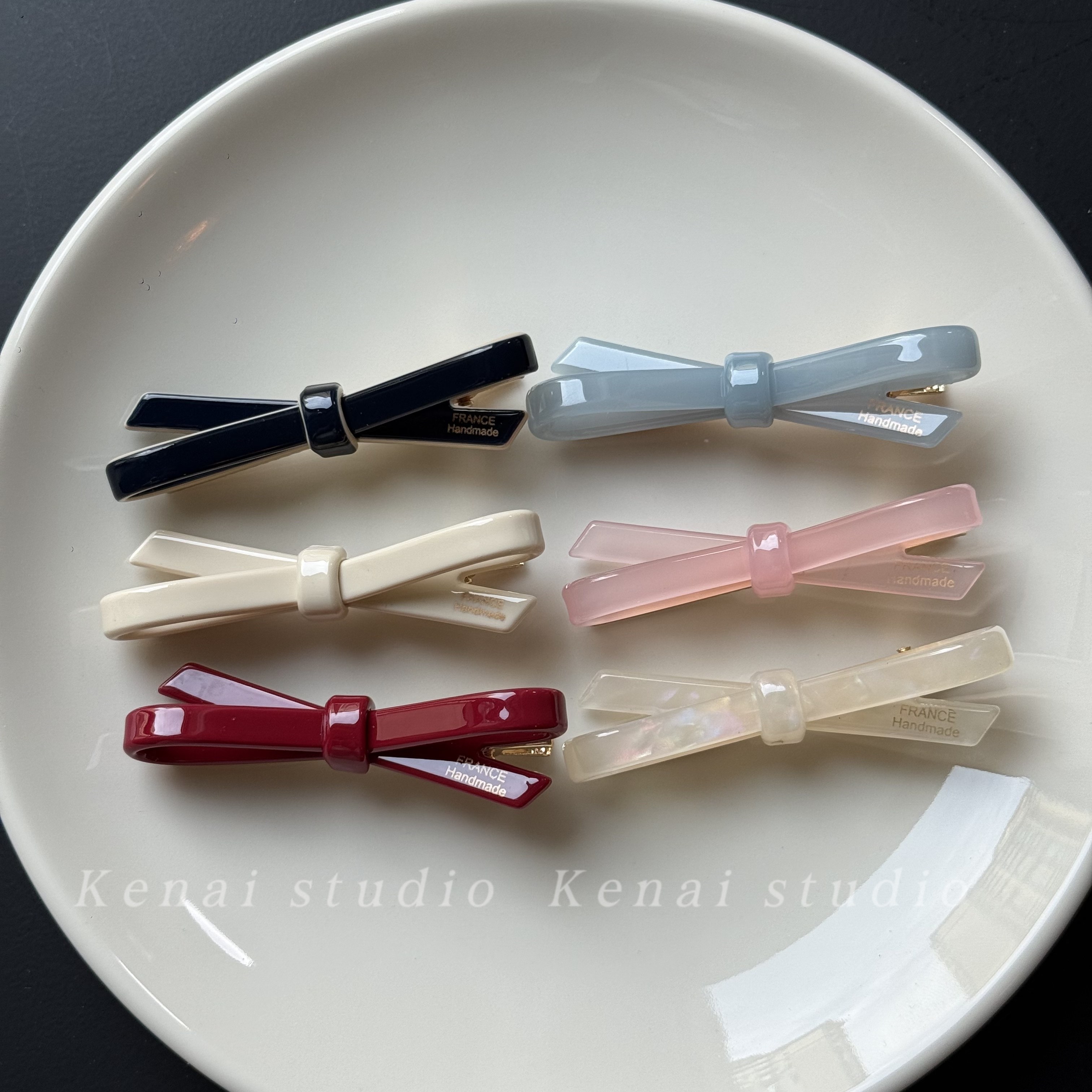 韩国France蝴蝶结可爱侧边夹高级感醋酸鸭嘴夹甜美刘海碎发夹头饰,饰品/流行首饰/时尚饰品新,发饰,淘宝优惠券,粉丝福利购,淘宝优惠卷